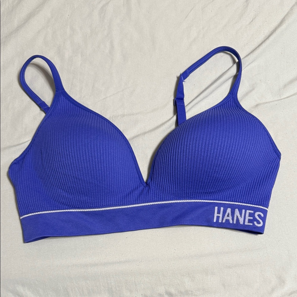 Hanes Women's Vibrant Blue Bra